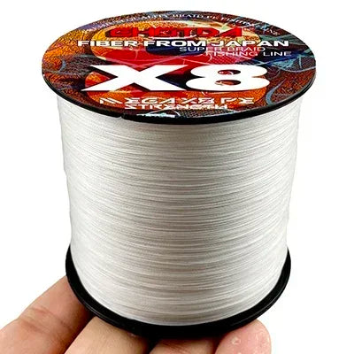 GHOTDA LURE FISH X8 Fishing Lines 300M 100M 8 Strands Braided Wires Multifilament PE Line for Carp Fishing Cord 18LB-78LB Smooth