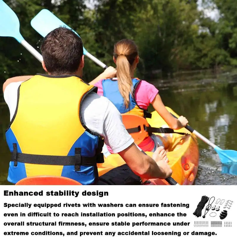 Kayak Anchors Trolley Kit Anchors System For Kayak Canoes Boat Kayak Hardware Eyes Wellnuts Screws Versatile In Uses