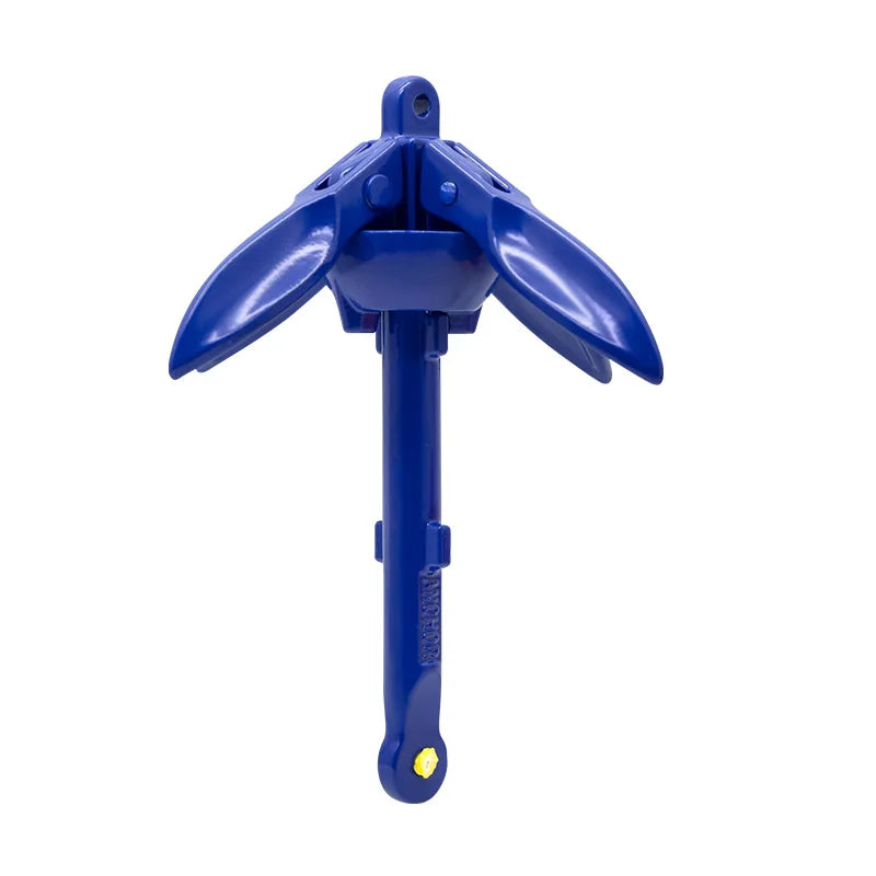 Kayak Anchor Kit Aluminum Folding Boat Anchor With 5M Rope And Buoy Folding Anchor Kit Folding Small Boat For Fast Boat