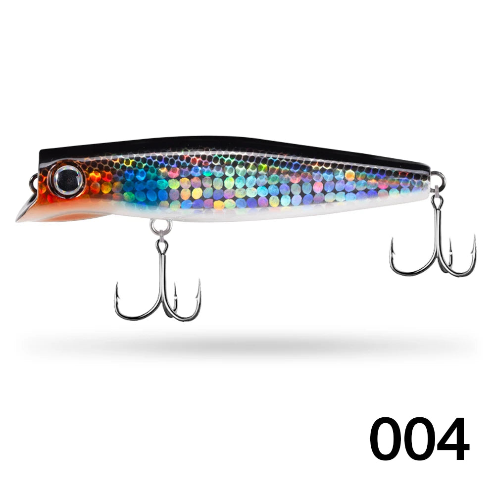 D1 Popper Fishing Lures 90mm 17g Slow Sinking Jerkbait Crankbait Rolling Wobblers Minnow Hard Artificial Bait Bass Pesca Tackle