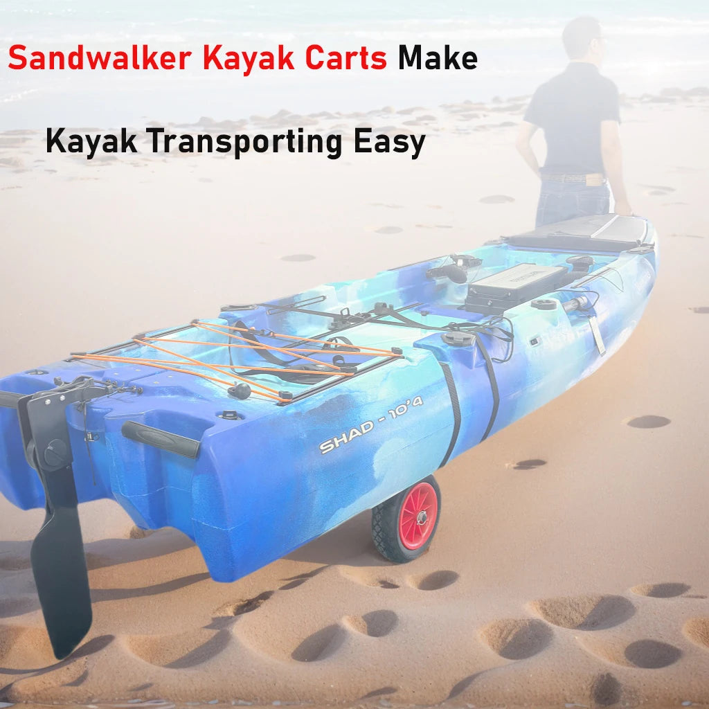 Kayak Cart Portable Dolly for Water Sports Gear Lightweight Easy to Use Transport for Kayaks Paddleboards And More