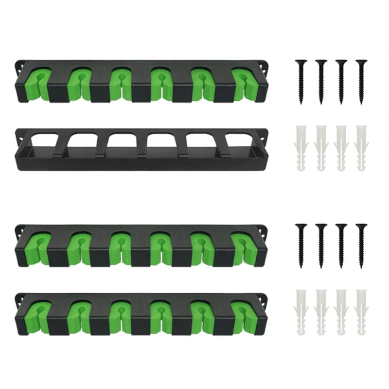 Vertical Fishing Poles Holder Wall Mount Rod Rack Rod Holder Holds Up to 6 Rods Y1QE