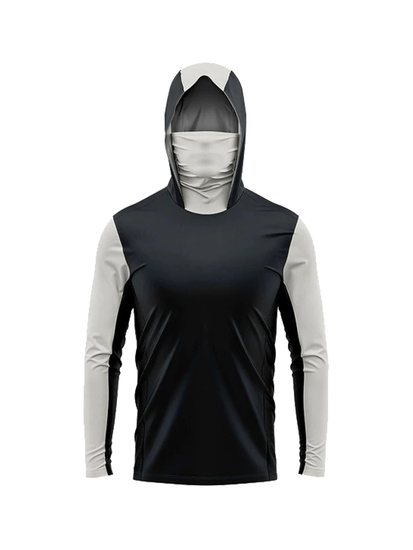 Outdoor Long Sleeve fishing clothes Mens UV Clothing Hooded Tops Sunscreen Dry Thin Fishing Shirt Breathable