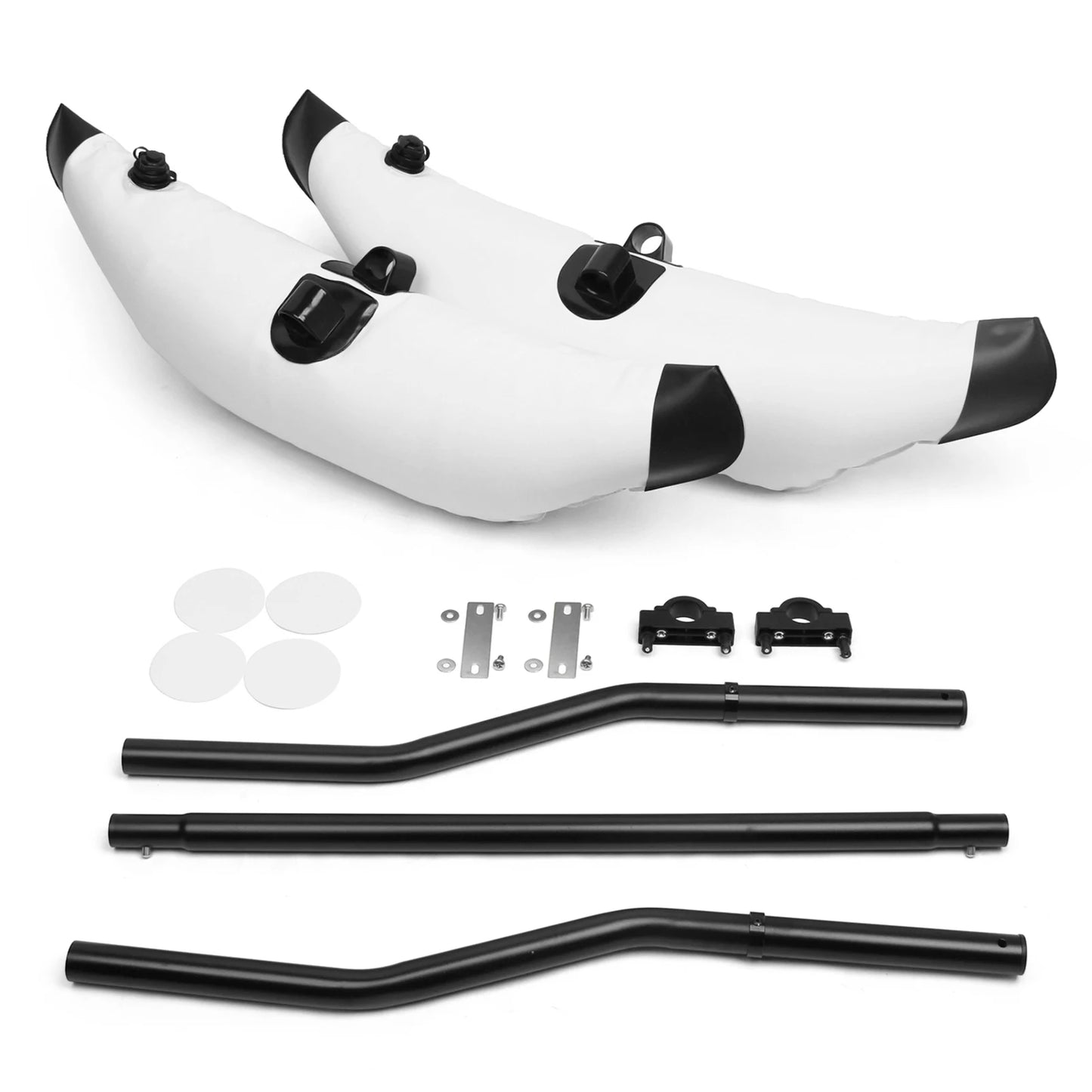 Kayak PVC Inflatable Outrigger Float with Sidekick Arms Rod Kayak Boat Fishing Standing Float Stabilizer System Kit
