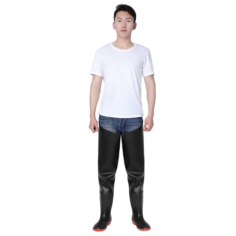 Fishing Pants Waterproof with Shoes Chest Waders Boots Wader Set Thickened Apparel Men Women Clothes Jerseys Waters