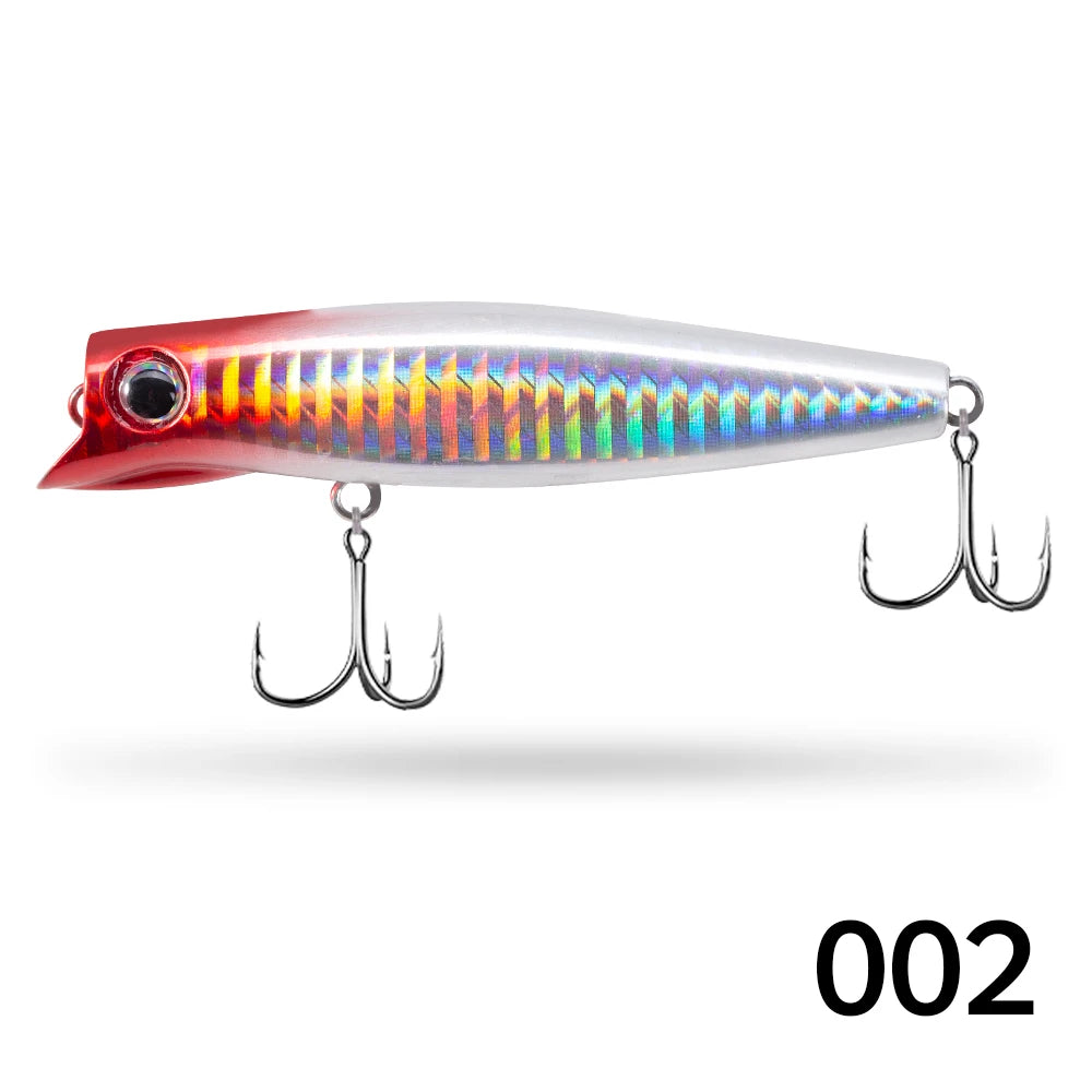 D1 Popper Fishing Lures 90mm 17g Slow Sinking Jerkbait Crankbait Rolling Wobblers Minnow Hard Artificial Bait Bass Pesca Tackle
