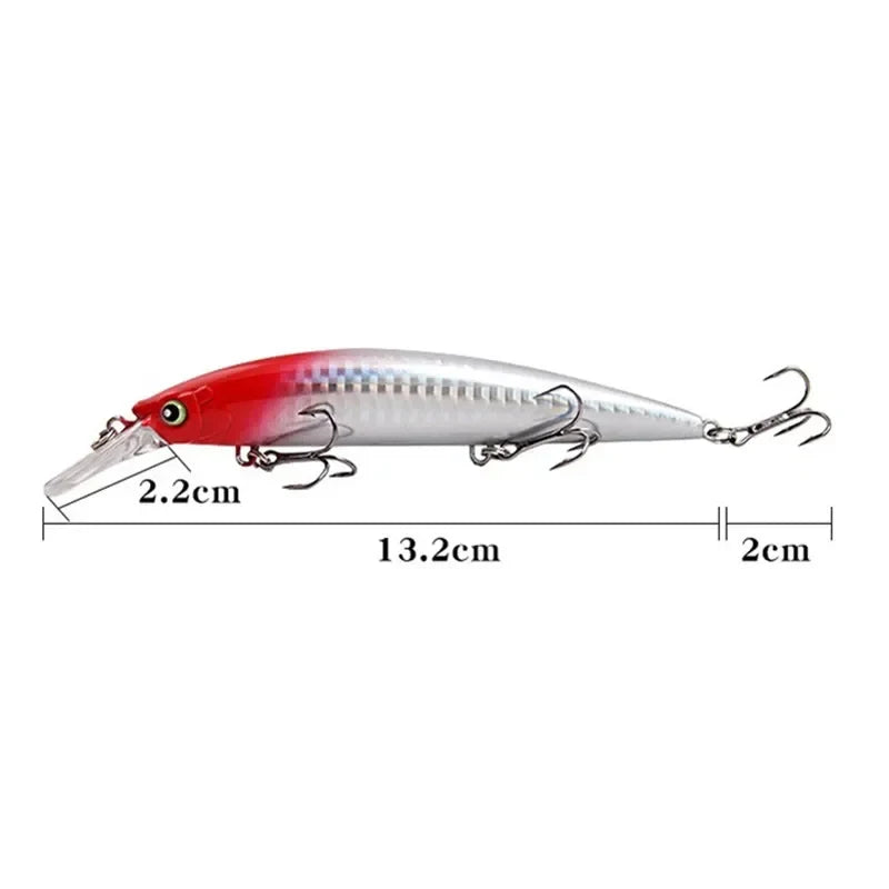 1PC Sinking Minnow Fishing Lures Floating Hard Bait 15.2cm/36g Artificial Bait Wobbler Crankbait Carp Perch Pesca Fishing Tackle