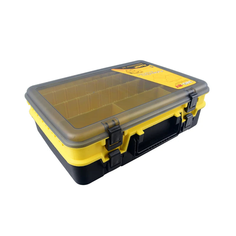 High-capacity Thickening Double Layer Fishing Tackle Box Lure Plastic Storage Organizer Hook Tool Case Sea Accessories Boxes