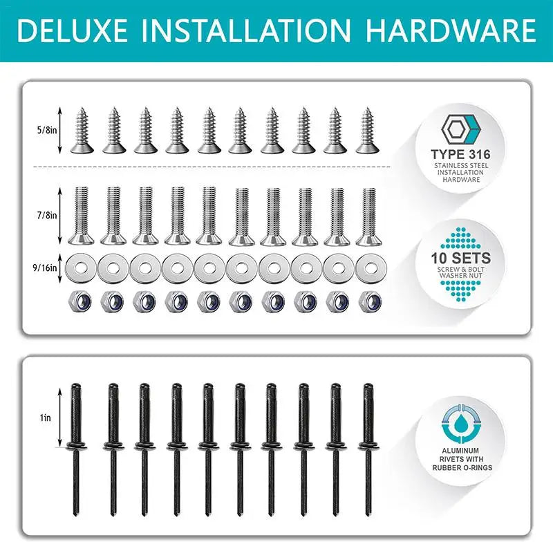Kayak Anchors Trolley Kit Anchors System For Kayak Canoes Boat Kayak Hardware Eyes Wellnuts Screws Versatile In Uses