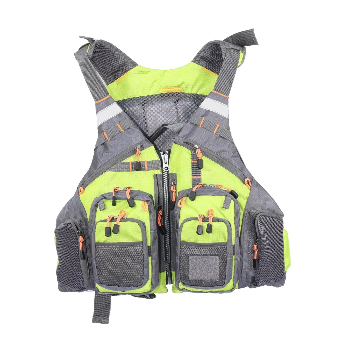 Detachable Buoyancy Fishing Vest Multi Pocket Breathable For Sea Kayak Lure Rock Fishing Fishing Life Vest