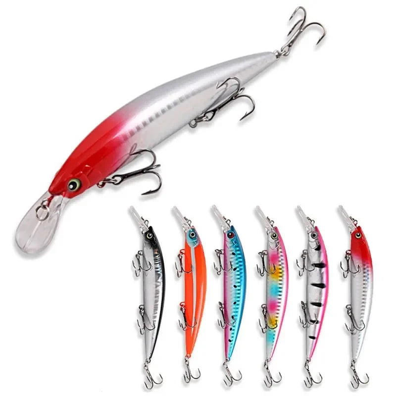 1PC Sinking Minnow Fishing Lures Floating Hard Bait 15.2cm/36g Artificial Bait Wobbler Crankbait Carp Perch Pesca Fishing Tackle
