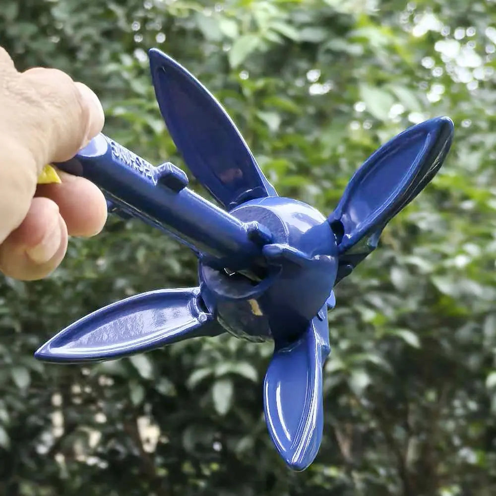 Marine Kayak Anchor Kits Folding Anchor Accessories For Fishing Kayaks, Canoe, Jet Ski, SUP Paddle Board And Small Boats