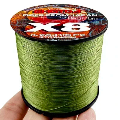 GHOTDA LURE FISH X8 Fishing Lines 300M 100M 8 Strands Braided Wires Multifilament PE Line for Carp Fishing Cord 18LB-78LB Smooth