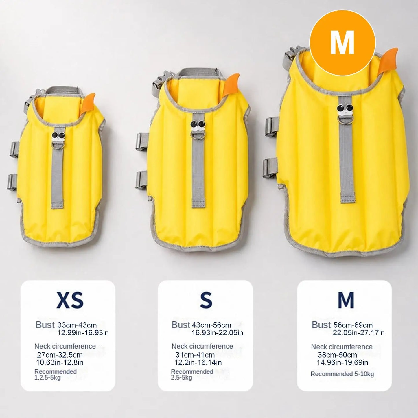 Life Vest for Dogs Adjustable Breathable Bright Float Dog Swimming Vest Floating Jacket for Puppy Small Medium Pet Pool Outdoor
