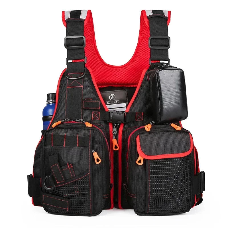 New Outdoor Large Buoyancy Vest Sea Fishing Life Jacket Fishing Vest Adult Children Swimming Life Coat 낚시옷