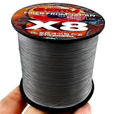 GHOTDA LURE FISH X8 Fishing Lines 300M 100M 8 Strands Braided Wires Multifilament PE Line for Carp Fishing Cord 18LB-78LB Smooth