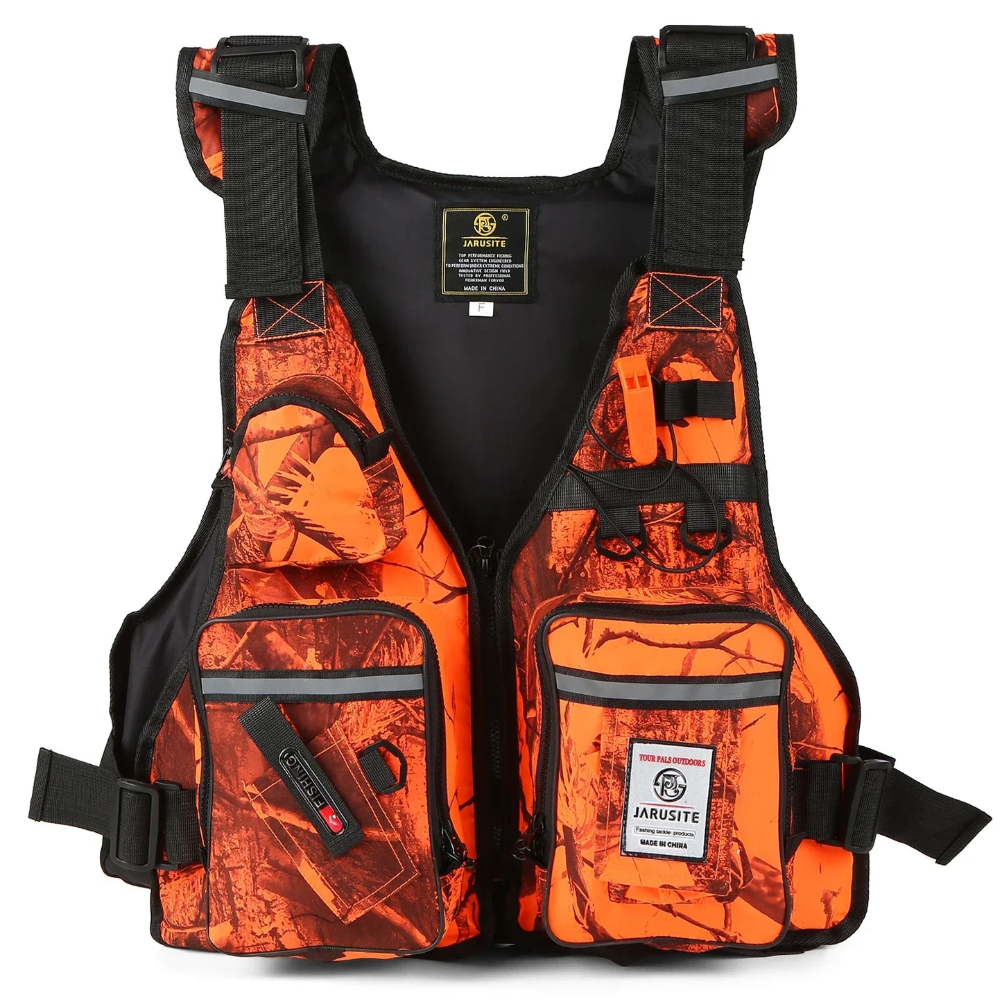 Men Professional Life Jacket Buoyancy Suit Portable Fishing Vests Multi-Pockets Waterproof Sea Fishing Adjustable Vest 2025New