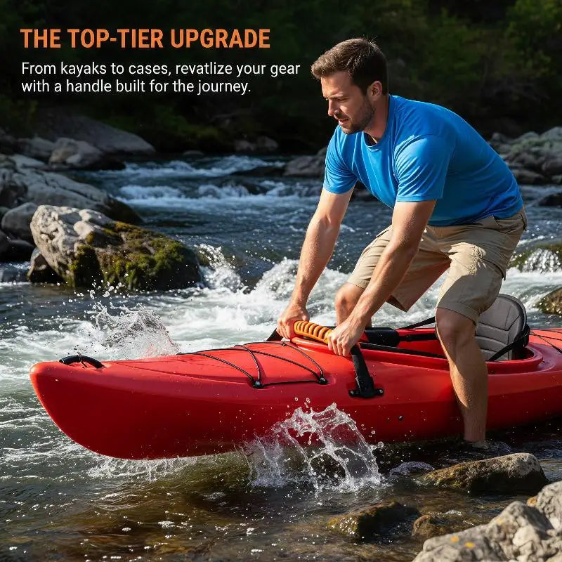 Kayak Carry Handles Non Slip Heavy Duty Nylon Strap Long Lasting for Outdoor Kayaking Canoe Paddle Board Accessories