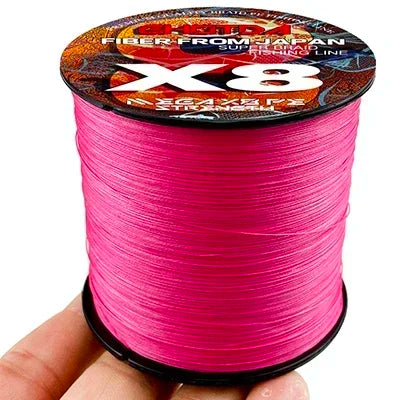 GHOTDA LURE FISH X8 Fishing Lines 300M 100M 8 Strands Braided Wires Multifilament PE Line for Carp Fishing Cord 18LB-78LB Smooth
