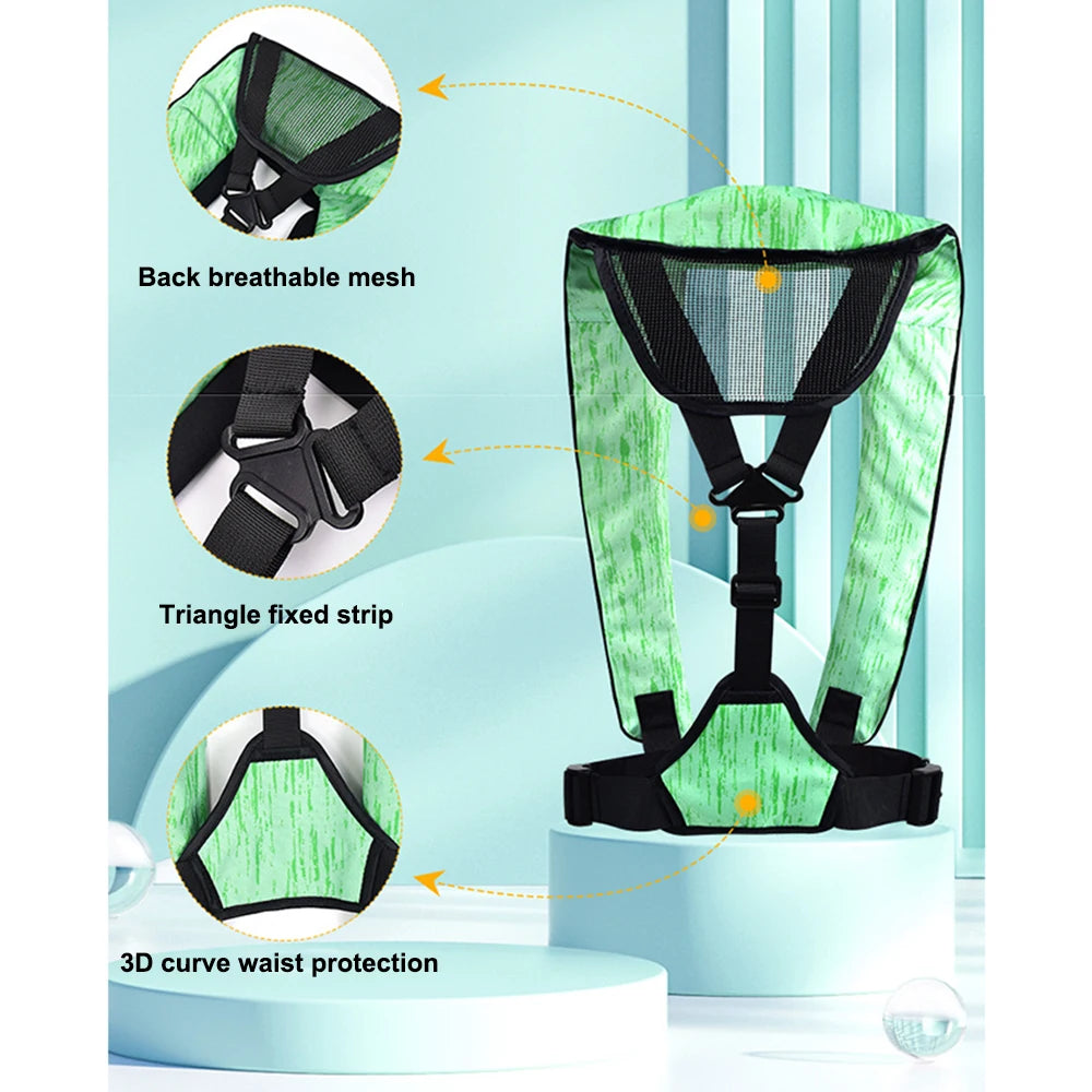 Automatic Inflatable Life Jacket Professional Swiming Fishing Life Vest Water Sports Children Adult Life Vest for Fishing