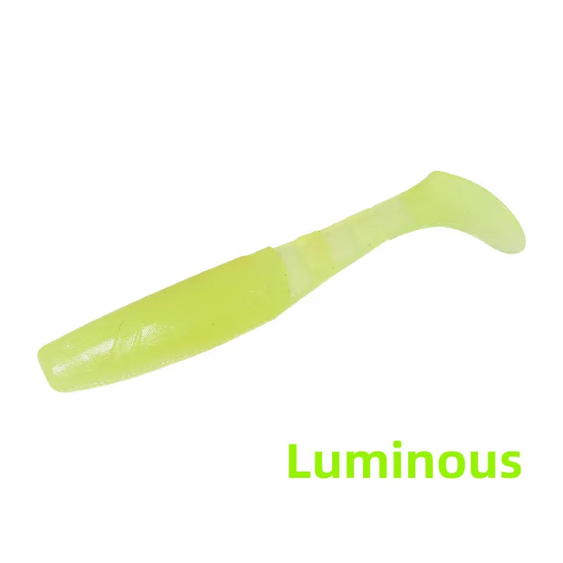 Fishing Lures 20pcs Plastic Soft Lure Jigging Swimbait Artificial Wobbler Silicone Bait Worm Crankbaits Sea Fishing for Pike