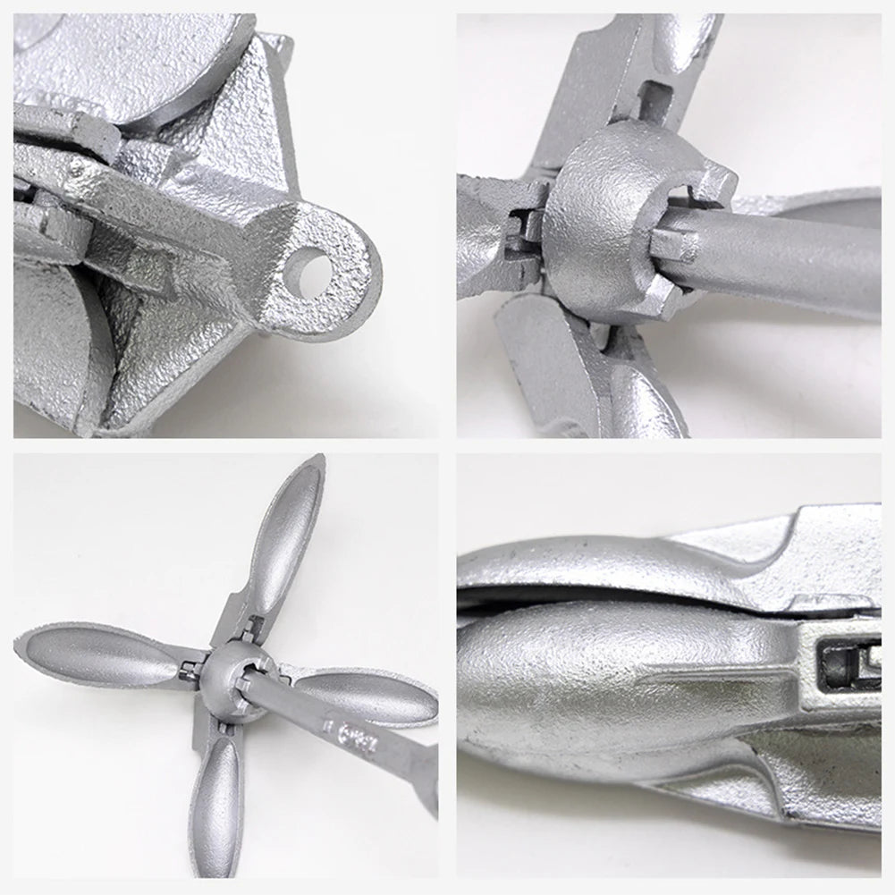 0.7KG 1.5KG Grapnel Anchor with 65ft Marine Rope and Buoy Boat Anchor Kayak Anchor for Kayaks Canoes Paddle Boards Boat Access