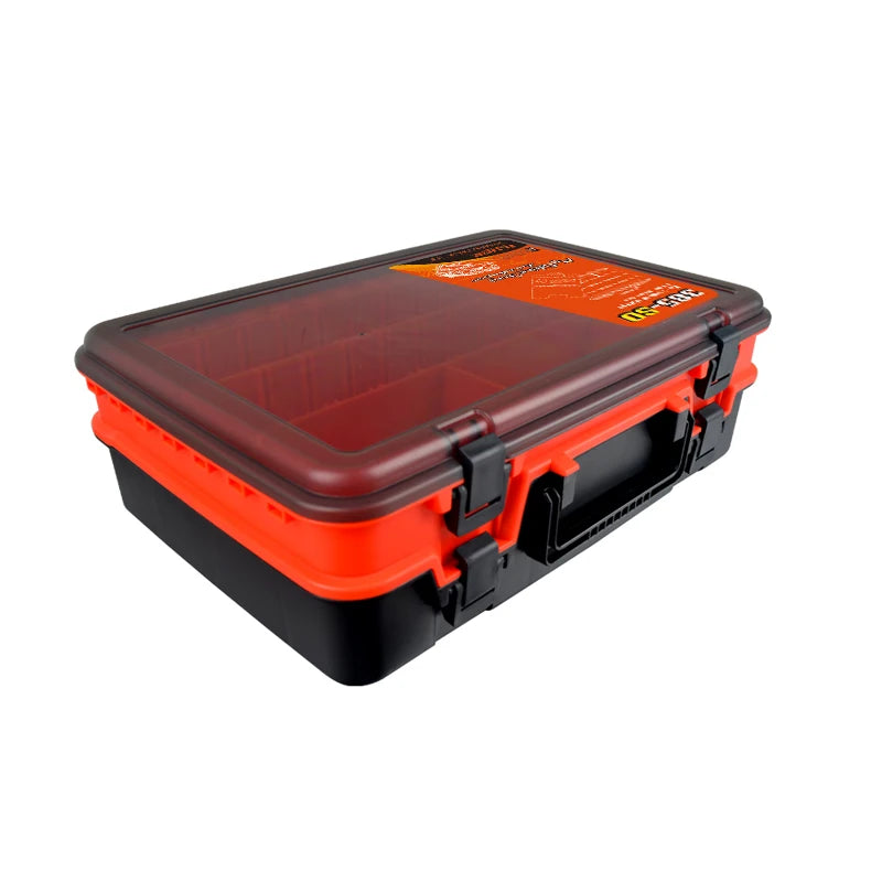 High-capacity Thickening Double Layer Fishing Tackle Box Lure Plastic Storage Organizer Hook Tool Case Sea Accessories Boxes
