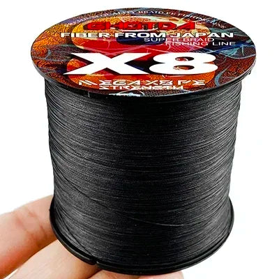 GHOTDA LURE FISH X8 Fishing Lines 300M 100M 8 Strands Braided Wires Multifilament PE Line for Carp Fishing Cord 18LB-78LB Smooth