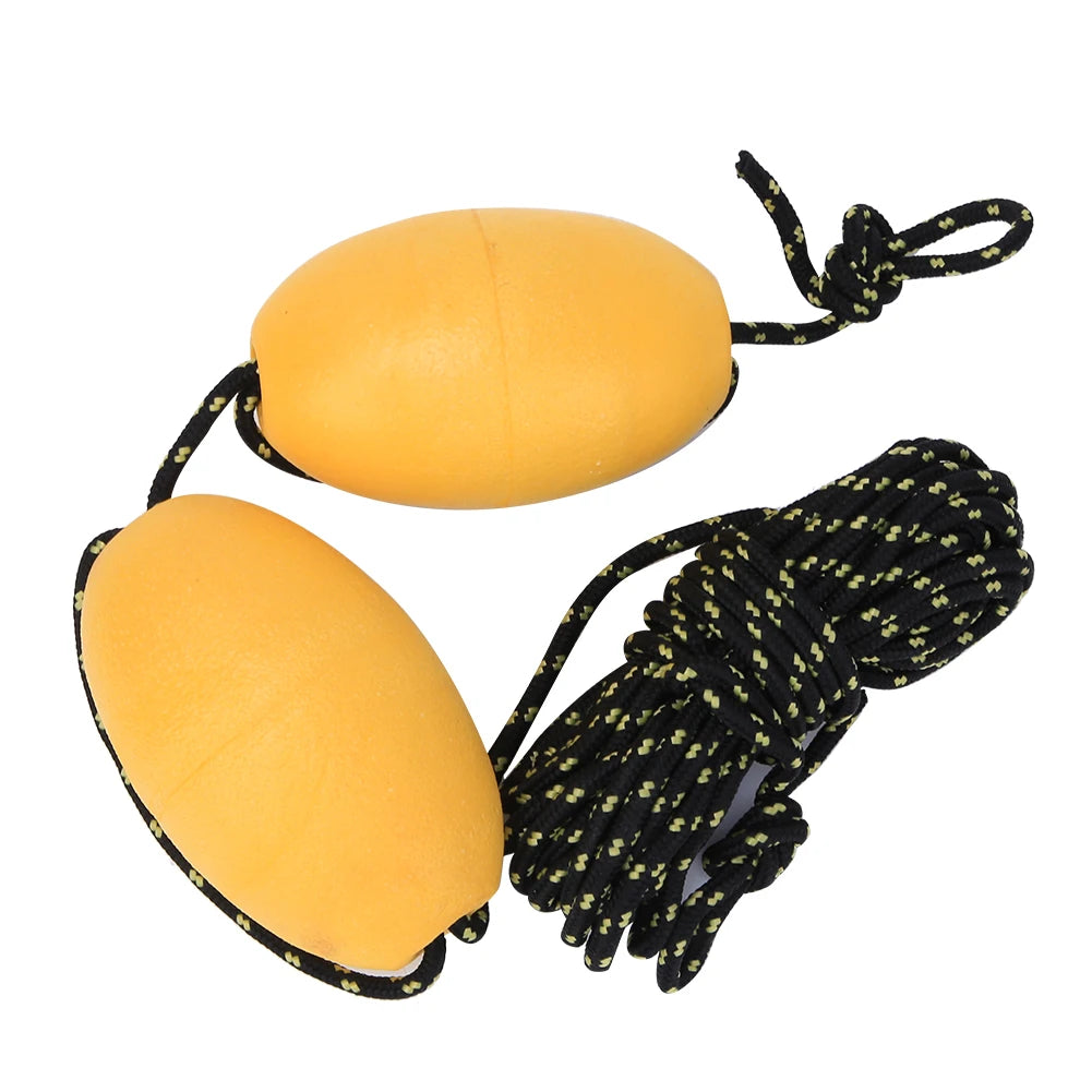 27.89ft Kayak Boat Leash Rope with Buoy Floating Ball Stainless Steel Hook for Fishing Drift Anchors System