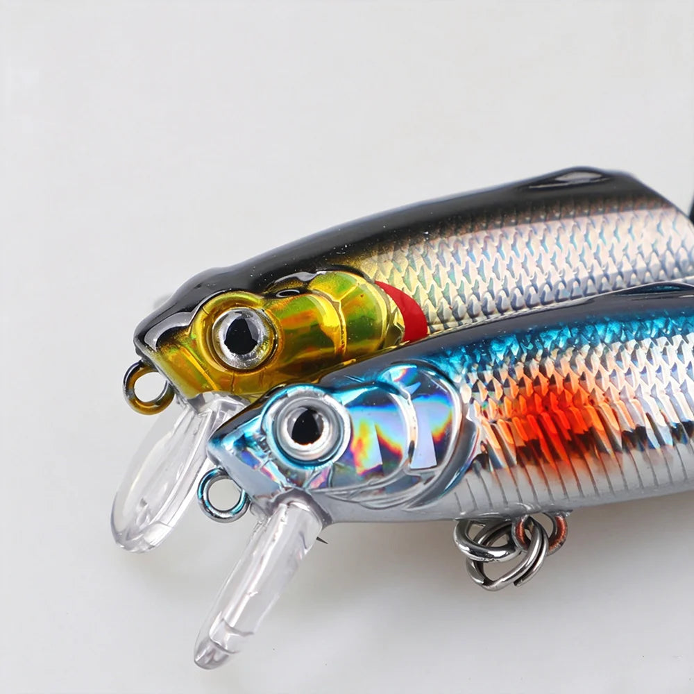Testar Two Joint 60mm 3.8g Sinking Swimbait Minnow Wobblers Artificial Hard Bait for Pike Bass Trout Fishing Lures