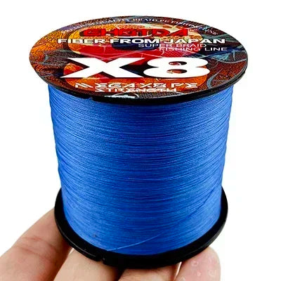 GHOTDA LURE FISH X8 Fishing Lines 300M 100M 8 Strands Braided Wires Multifilament PE Line for Carp Fishing Cord 18LB-78LB Smooth