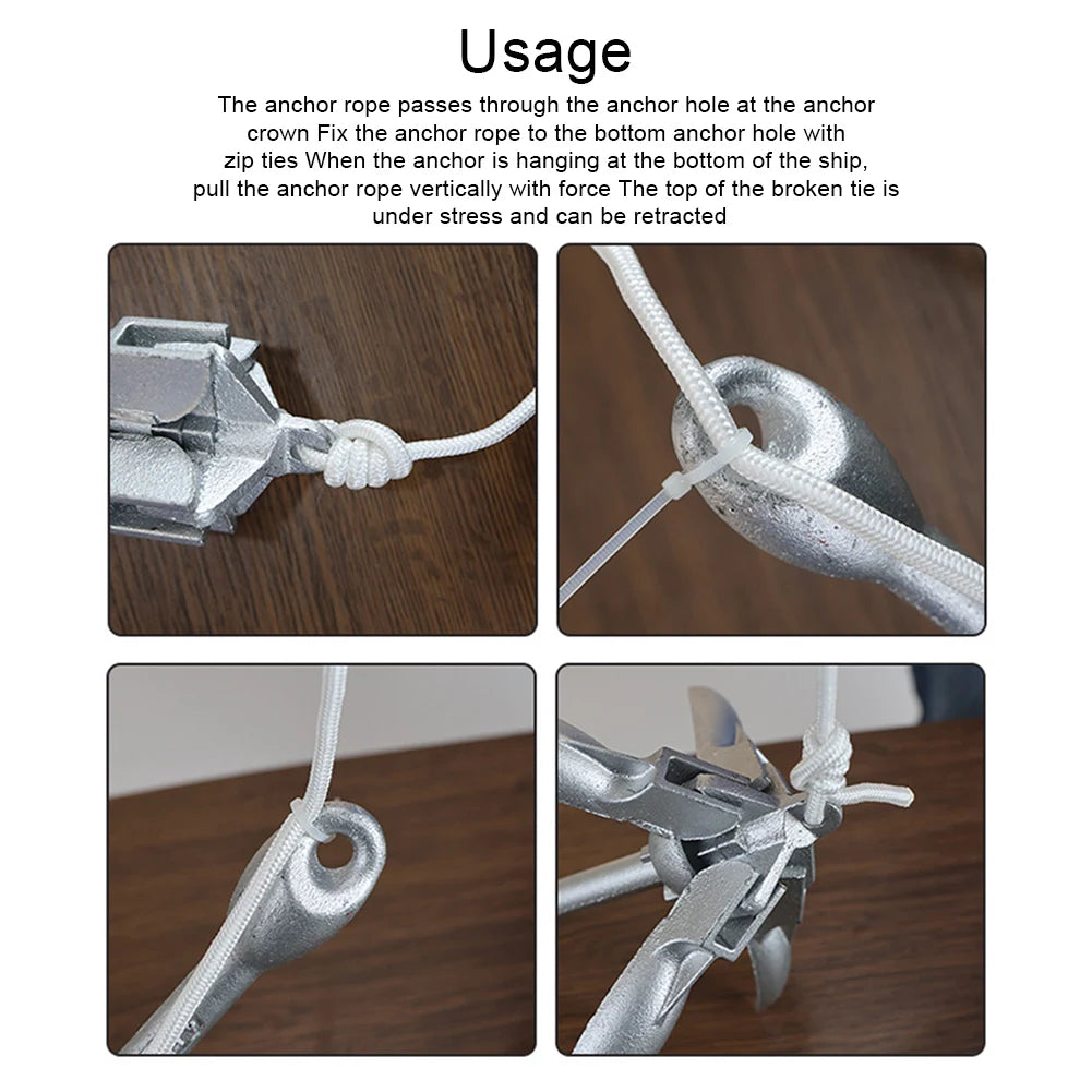 0.7KG 1.5KG Grapnel Anchor with 65ft Marine Rope and Buoy Boat Anchor Kayak Anchor for Kayaks Canoes Paddle Boards Boat Access