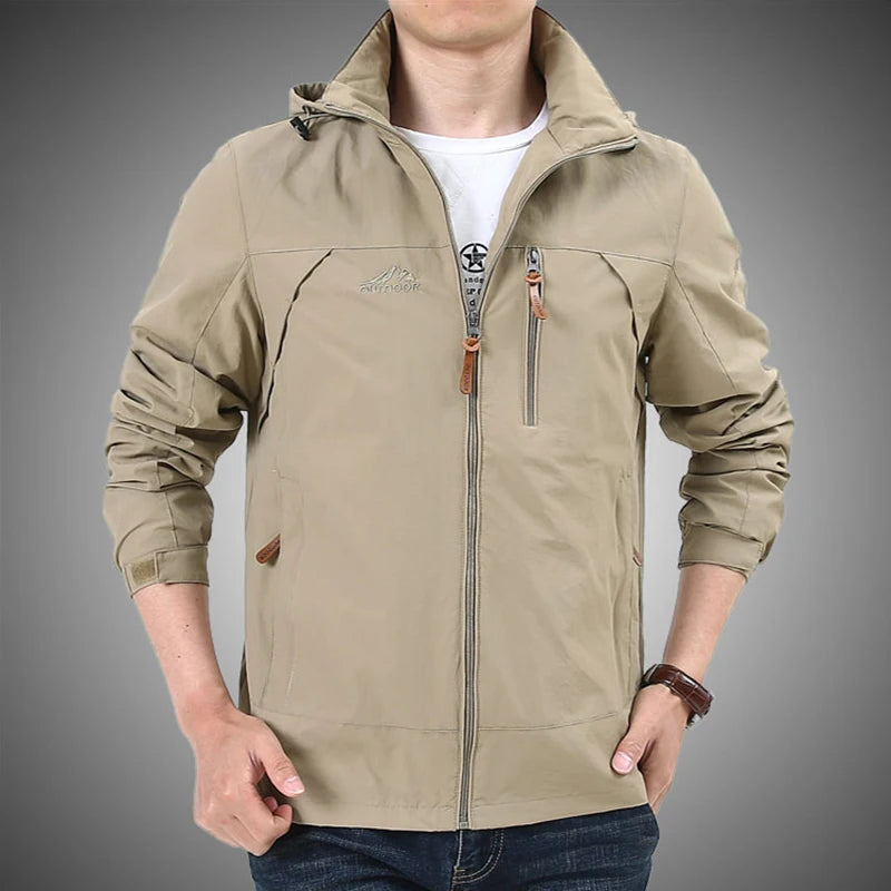 Waterproof Windbreaker Jackets Men Naturehike Casual Hiking Tactical Jacket Women Multi-pocket Hooded Fishing Windproof Coat