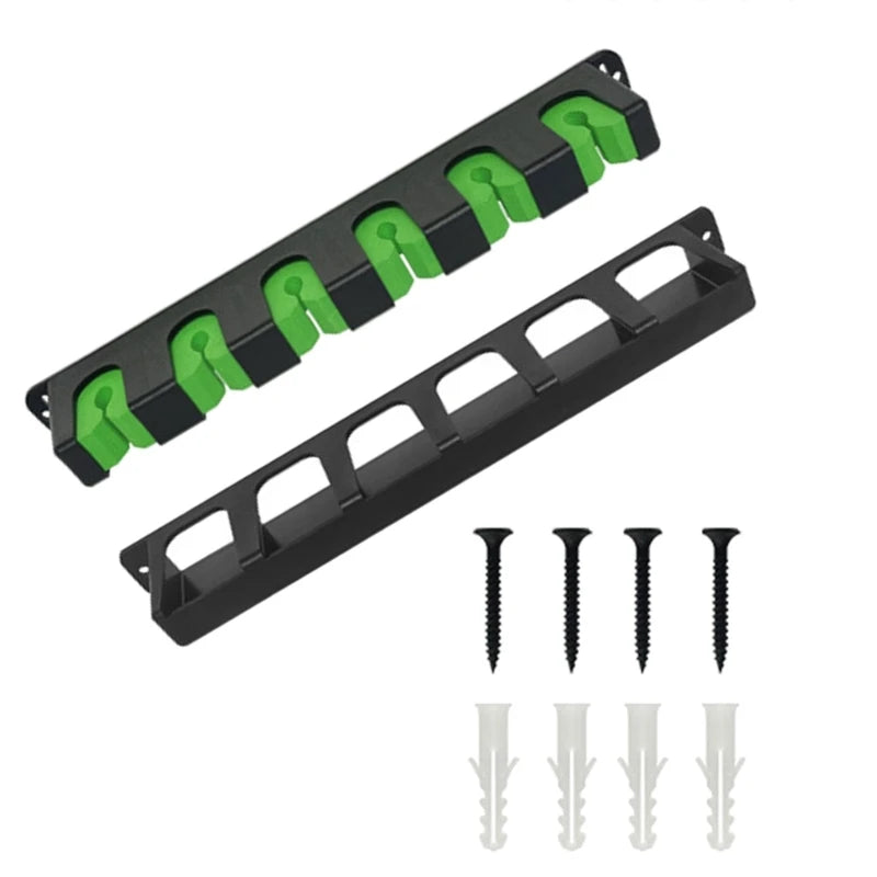 Vertical Fishing Poles Holder Wall Mount Rod Rack Rod Holder Holds Up to 6 Rods Y1QE