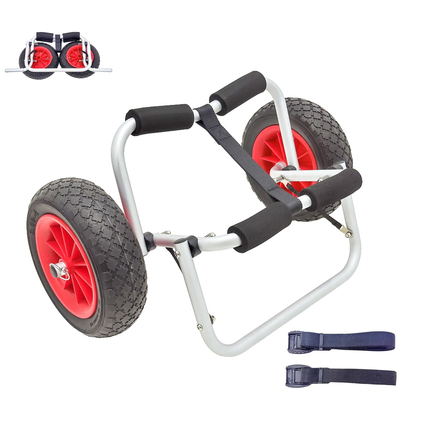 Kayak Cart Portable Dolly for Water Sports Gear Lightweight Easy to Use Transport for Kayaks Paddleboards And More