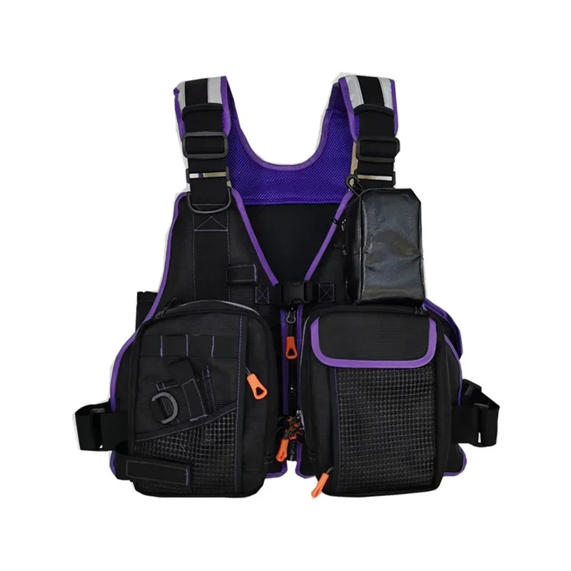 New Outdoor Large Buoyancy Vest Sea Fishing Life Jacket Fishing Vest Adult Children Swimming Life Coat 낚시옷