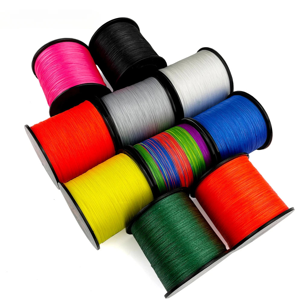 GHOTDA LURE FISH X8 Fishing Lines 300M 100M 8 Strands Braided Wires Multifilament PE Line for Carp Fishing Cord 18LB-78LB Smooth