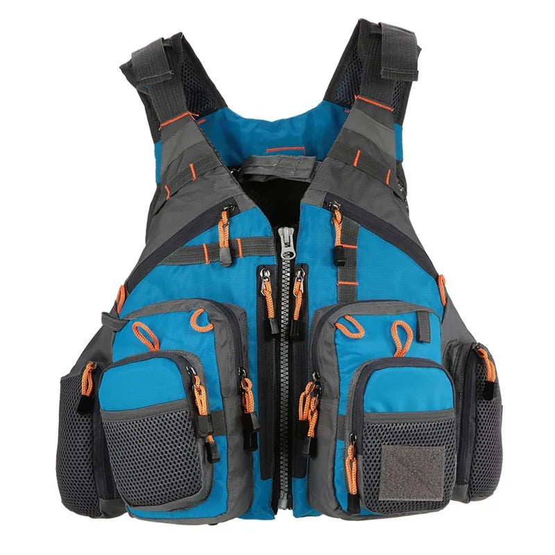 Detachable Buoyancy Fishing Vest Multi Pocket Breathable For Sea Kayak Lure Rock Fishing Fishing Life Vest