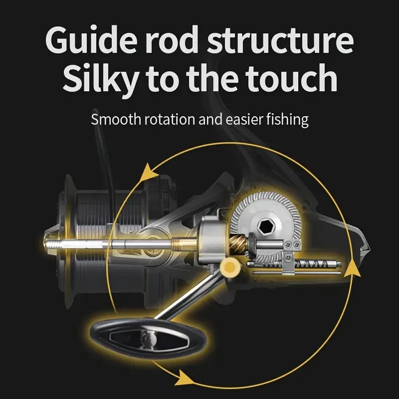 BILLINGS Spinning Reel NGK 8000 9000 10000 12000 14000 Reels 20KG Max Drag 4.8:1 Gear Ratio Stainless Steel Bearing Long Casting Fishing Reels for Saltwater Freshwater Grouper Sea Bass Big Game Fishing
