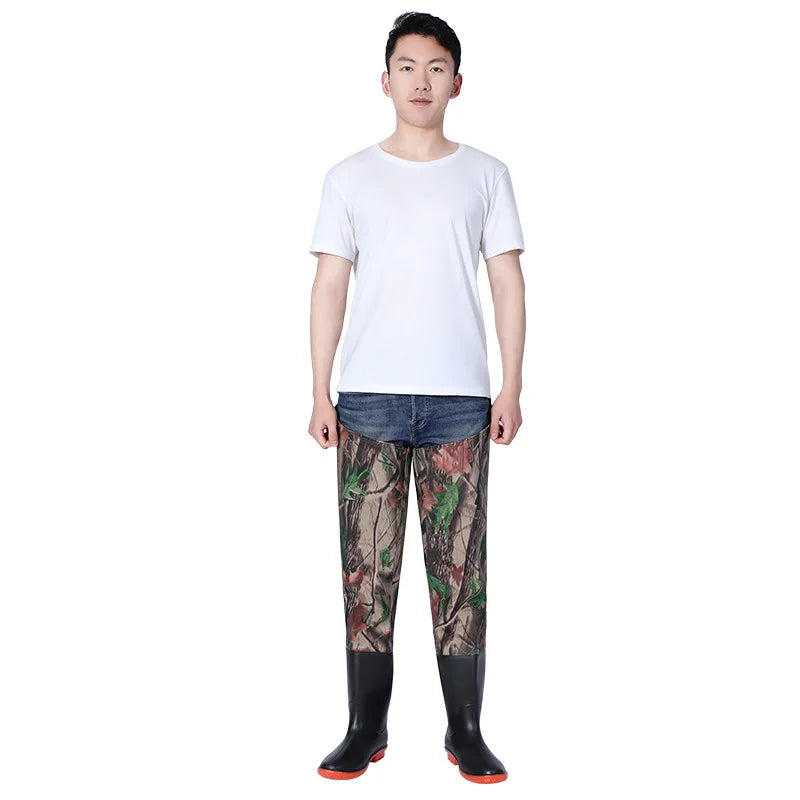 Fishing Pants Waterproof with Shoes Chest Waders Boots Wader Set Thickened Apparel Men Women Clothes Jerseys Waters