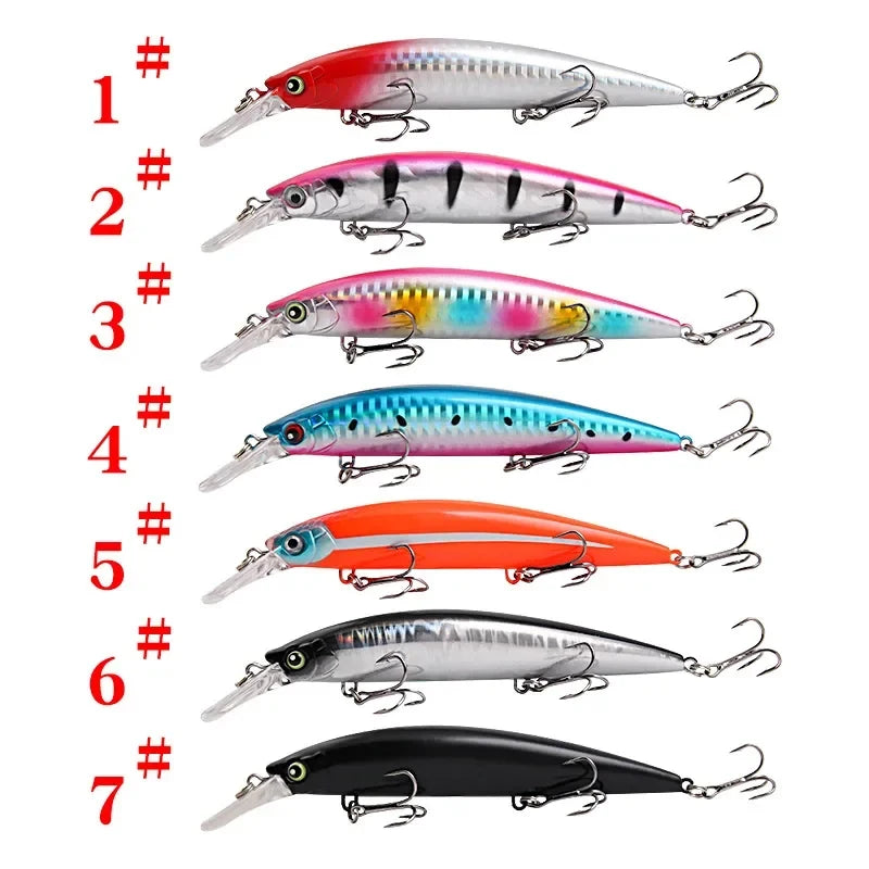 1PC Sinking Minnow Fishing Lures Floating Hard Bait 15.2cm/36g Artificial Bait Wobbler Crankbait Carp Perch Pesca Fishing Tackle