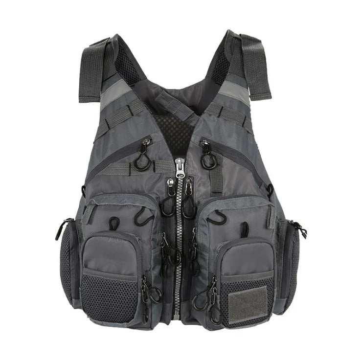 Detachable Buoyancy Fishing Vest Multi Pocket Breathable For Sea Kayak Lure Rock Fishing Fishing Life Vest