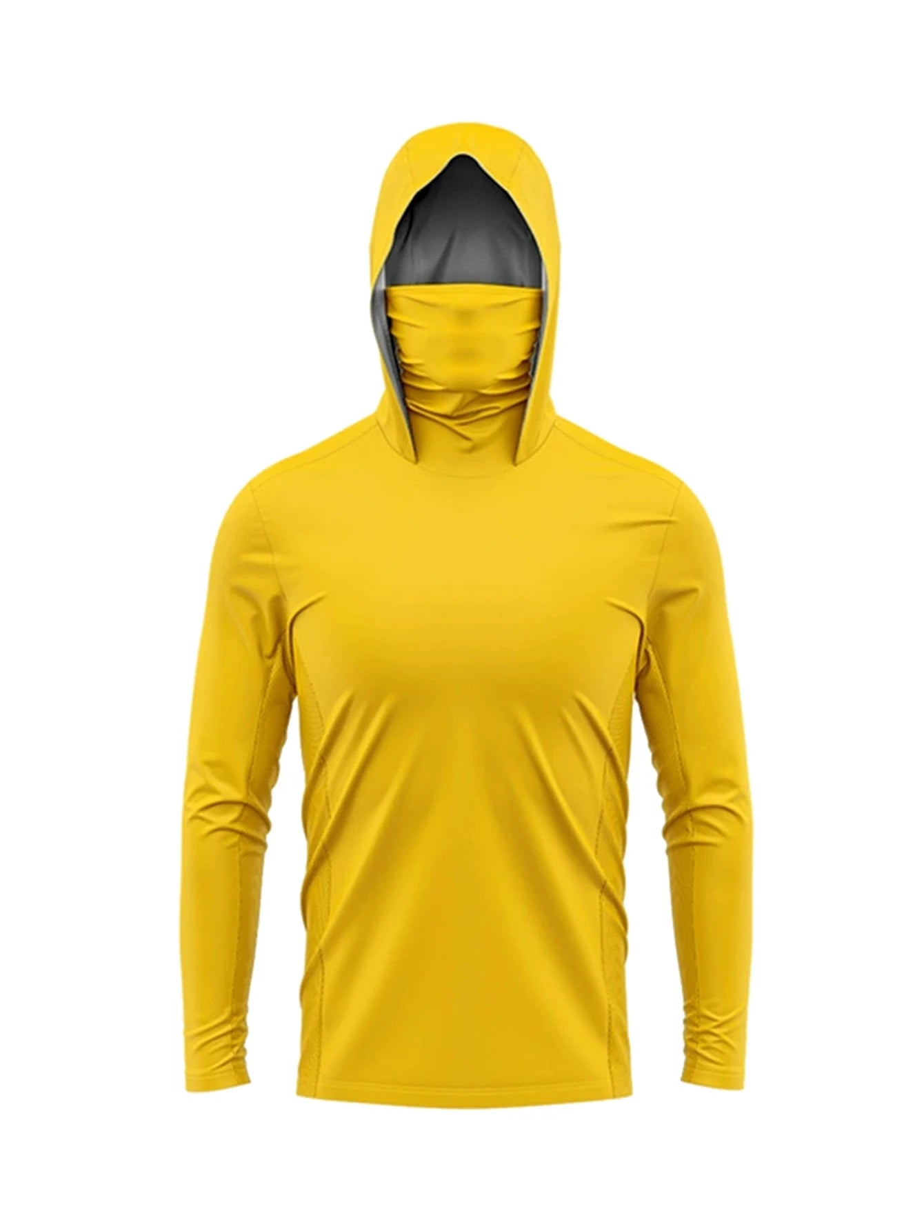 Outdoor Long Sleeve fishing clothes Mens UV Clothing Hooded Tops Sunscreen Dry Thin Fishing Shirt Breathable