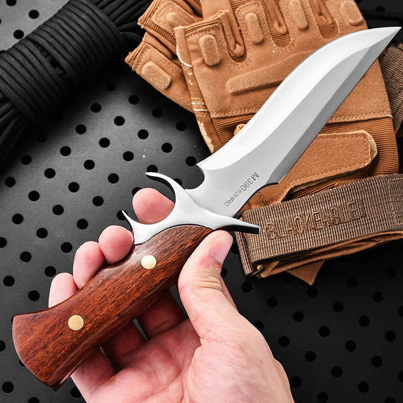 [High Hardness Stainless Steel Knife] Multi-functional Stainless Steel Knife - Fixed Blade for Daily Carry, High Hardness, Ideal for Cutting, Perfect for Outdoor Camping, Barbecuing, Fishing and Hiking | Sharp Fruit Knife
