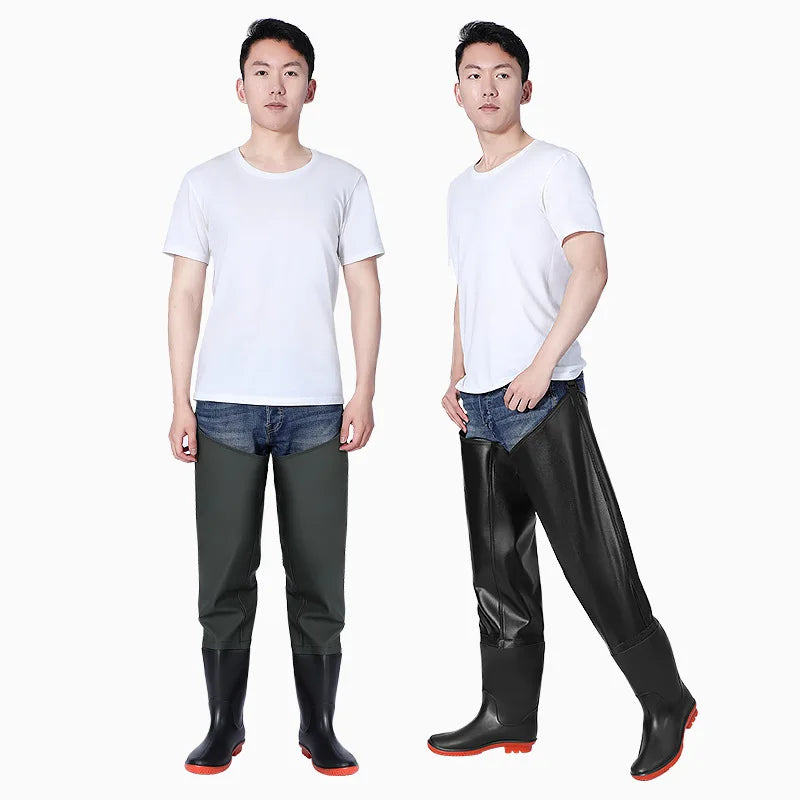 Fishing Pants Waterproof with Shoes Chest Waders Boots Wader Set Thickened Apparel Men Women Clothes Jerseys Waters