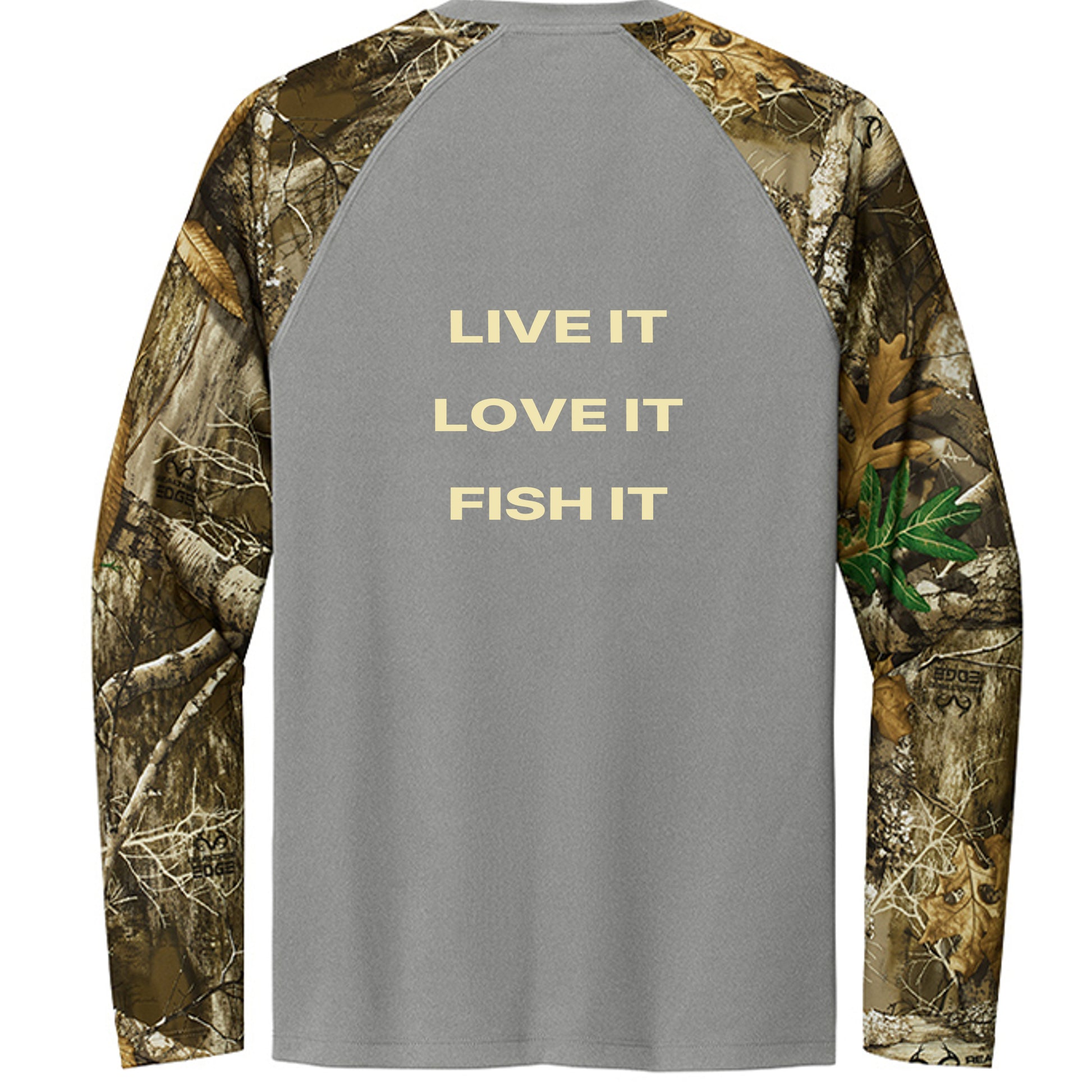 Grey Concrete Heather/ Realtree Edge - RU151LS - BACK