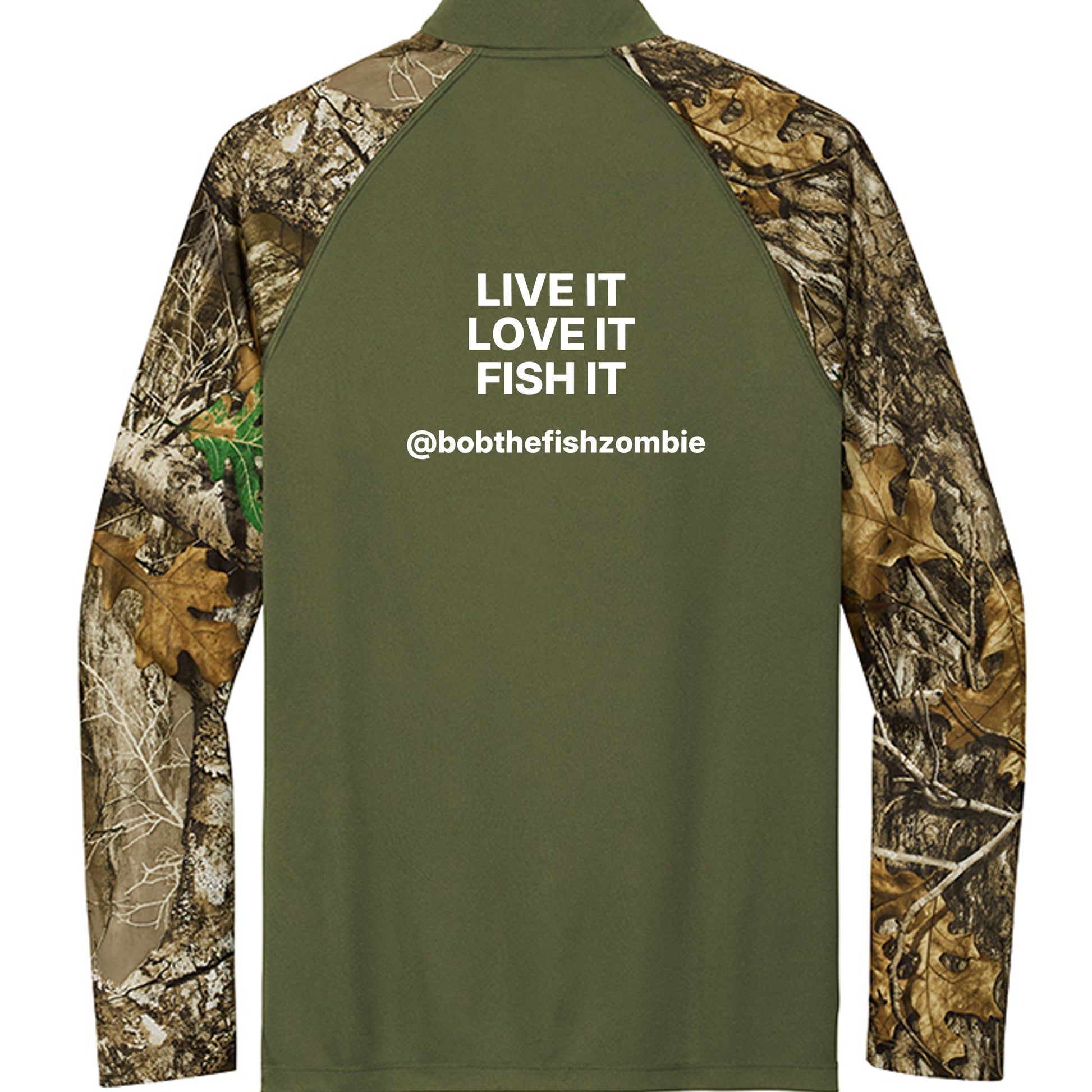 Olive Drab Green/ Realtree Edge - RU152 - BACK